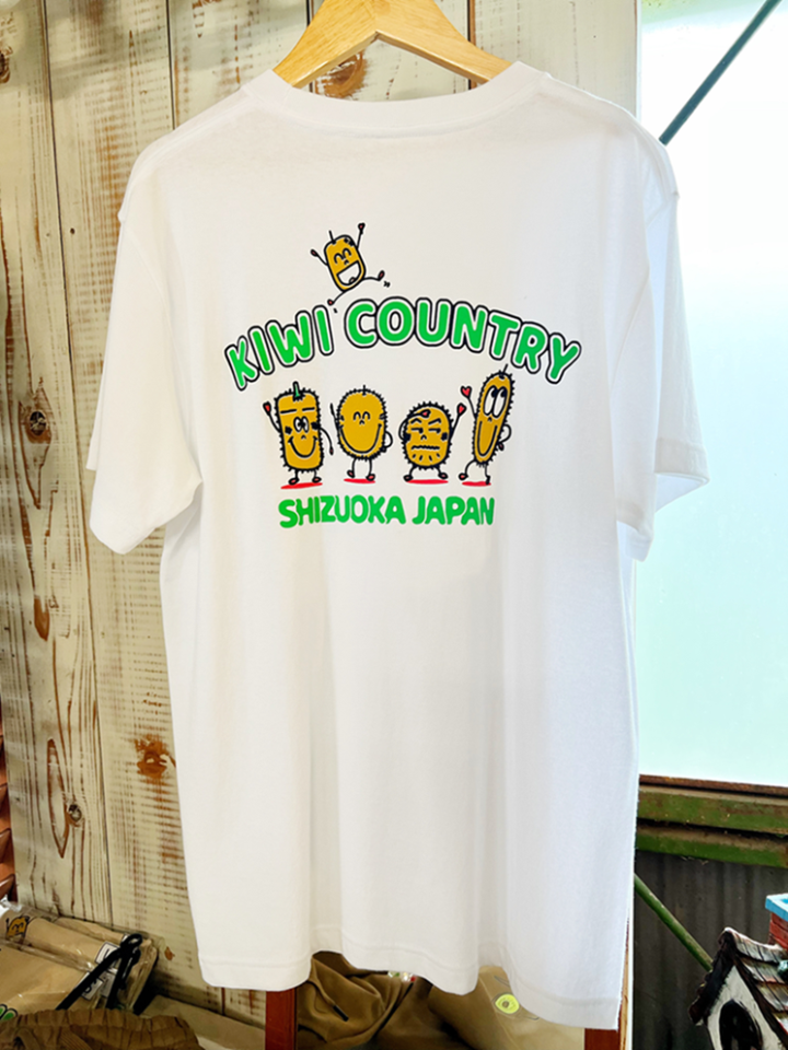 「キウイカントリーの仲間たちTシャツ(白)：Ｔ-original」商品写真 1